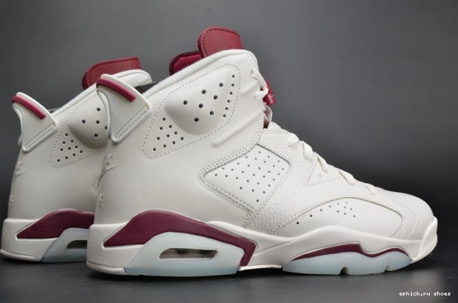 Cheap Maroon Jordan Retro Air 384664-116 6 white 0714